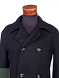Abrigo Guess Cruzado Negro 60% Lana Talla XL - Miniatura 6