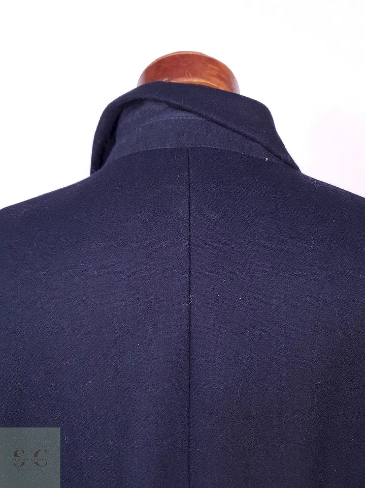 Abrigo Largo Azul Zara Man Talla L 10