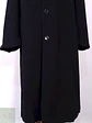 Abrigo Largo Negro Weatherproof Italiano Lana Cashmere Talla XXXL - Miniatura 2