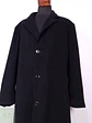Abrigo Largo Negro Weatherproof Italiano Lana Cashmere Talla XXXL - Miniatura 5