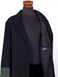 Abrigo Largo Negro Weatherproof Italiano Lana Cashmere Talla XXXL - Miniatura 9