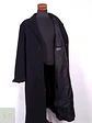 Abrigo Largo Negro Weatherproof Italiano Lana Cashmere Talla XXXL - Miniatura 10
