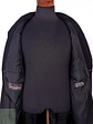 Abrigo Largo Negro Weatherproof Italiano Lana Cashmere Talla XXXL - Miniatura 14