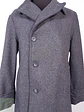 Abrigo Pierre Cardin Gris 100% Lana Italiano Talla L - Miniatura 4