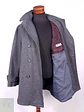 Abrigo Pierre Cardin Gris 100% Lana Italiano Talla L - Miniatura 13