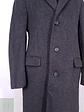 Abrigo Largo Plomo The Original Teller Coat Lana Talla L - Miniatura 3