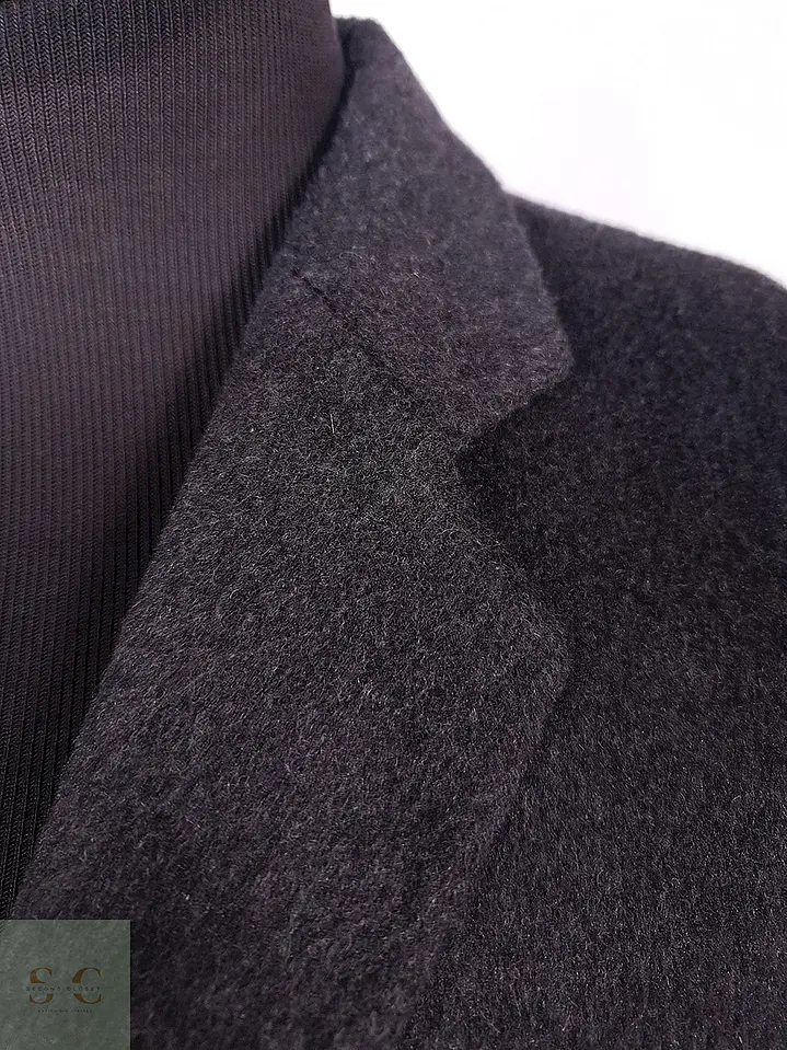 Abrigo Largo Plomo The Original Teller Coat Lana Talla L 9