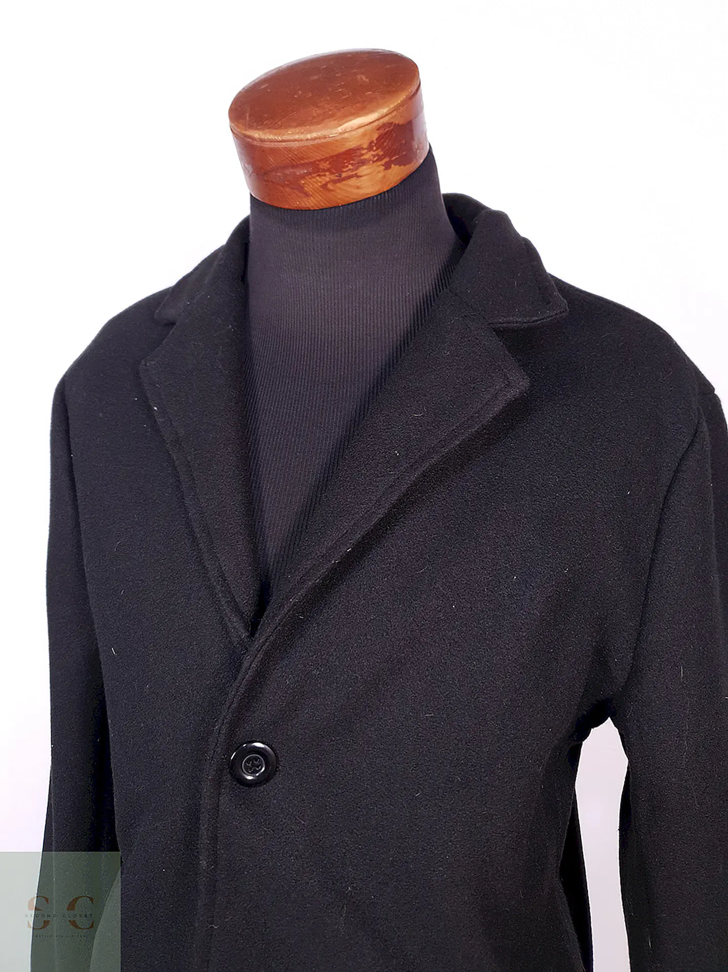 Abrigo Negro Básico Talla SM 5