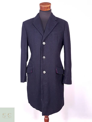 Abrigo Charles Tyrwhitt Azul 75% Lana Italiano Talla M
