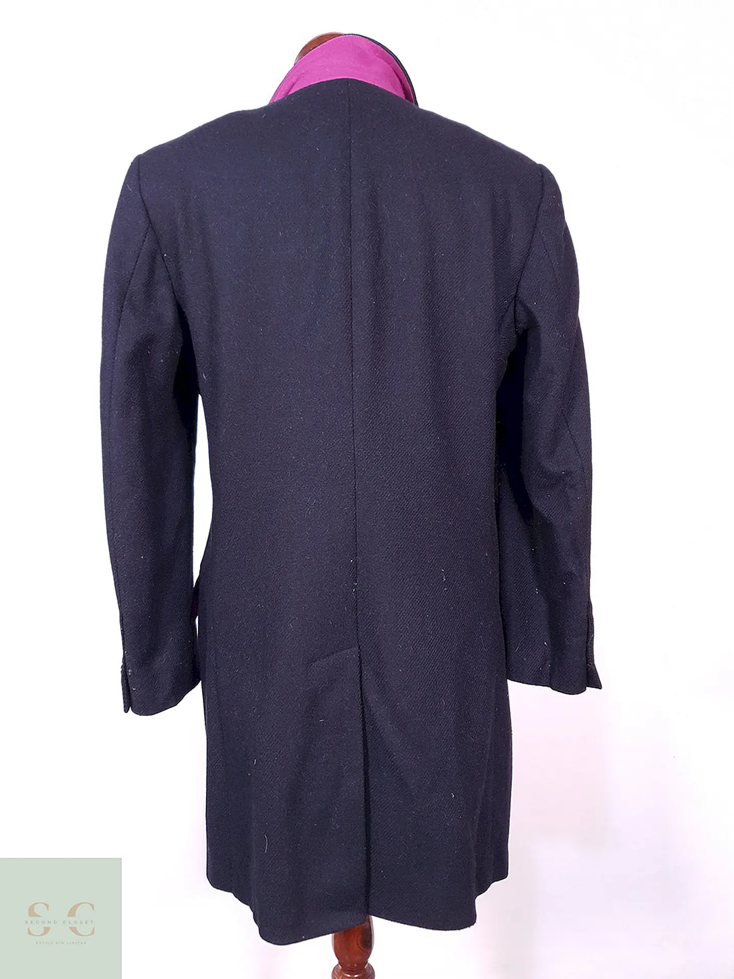 Abrigo Charles Tyrwhitt Azul 75% Lana Italiano Talla M 12
