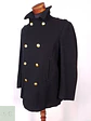 Abrigo Marinero Naval Academy Negro 100% Lana Talla ML - Miniatura 7