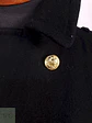 Abrigo Marinero Naval Academy Negro 100% Lana Talla ML - Miniatura 8
