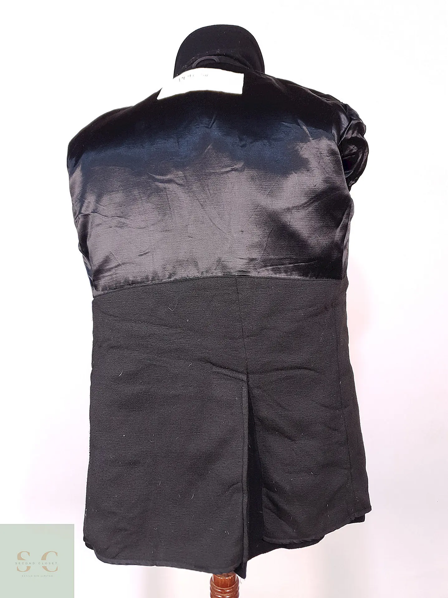 Abrigo Marinero Naval Academy Negro 100% Lana Talla ML 18