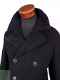 Abrigo Marinero Old Navy Negro Mezcla Lana Talla M - Miniatura 5