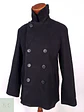 Abrigo Marinero Old Navy Negro Mezcla Lana Talla M - Miniatura 6