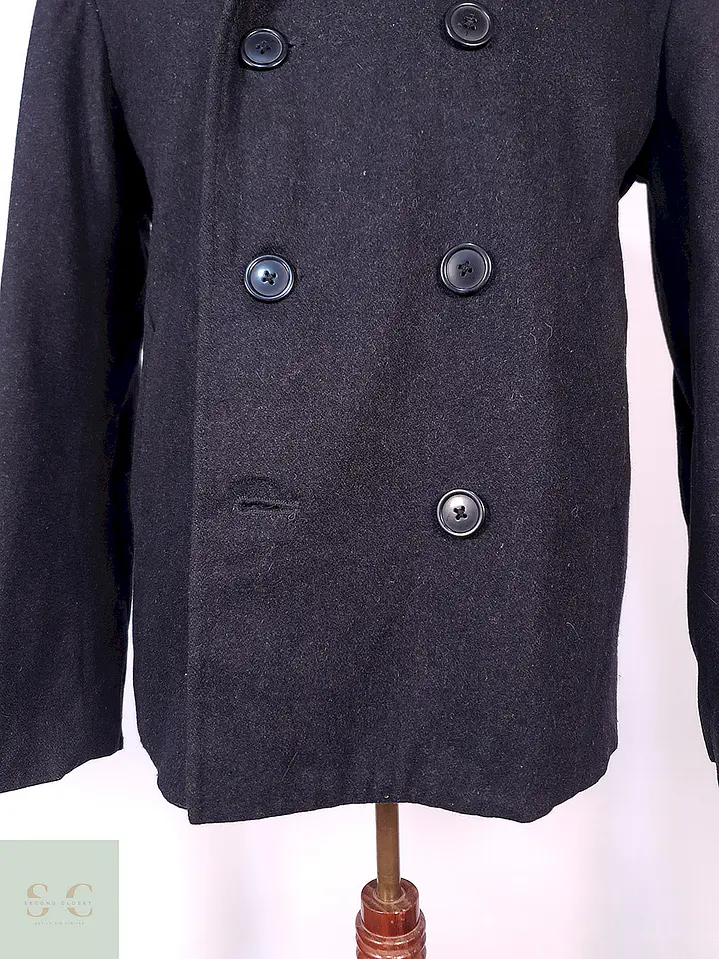 Abrigo Marinero Croft and Barrow Plomo 50% Lana Talla M 3