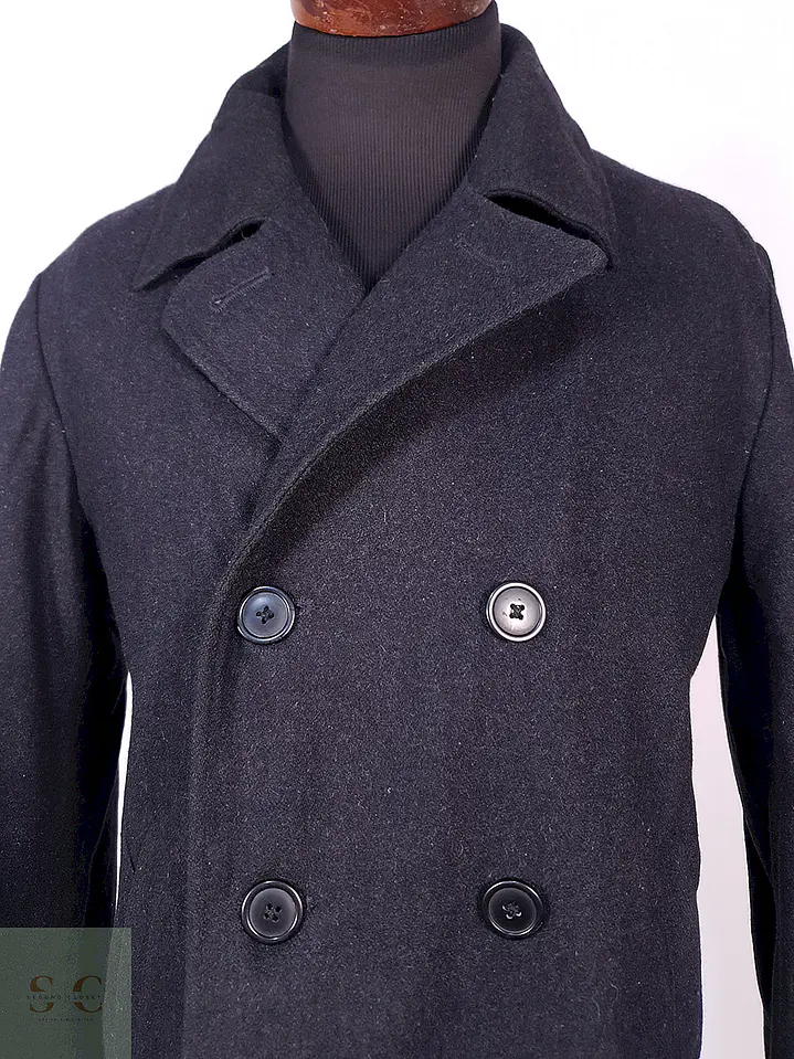 Abrigo Marinero Croft and Barrow Plomo 50% Lana Talla M 5