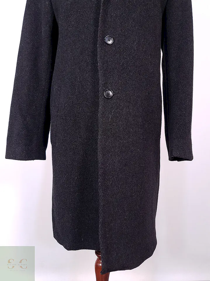 Abrigo Hathaway Platinum Plomo Lana Cashmere Talla L 2