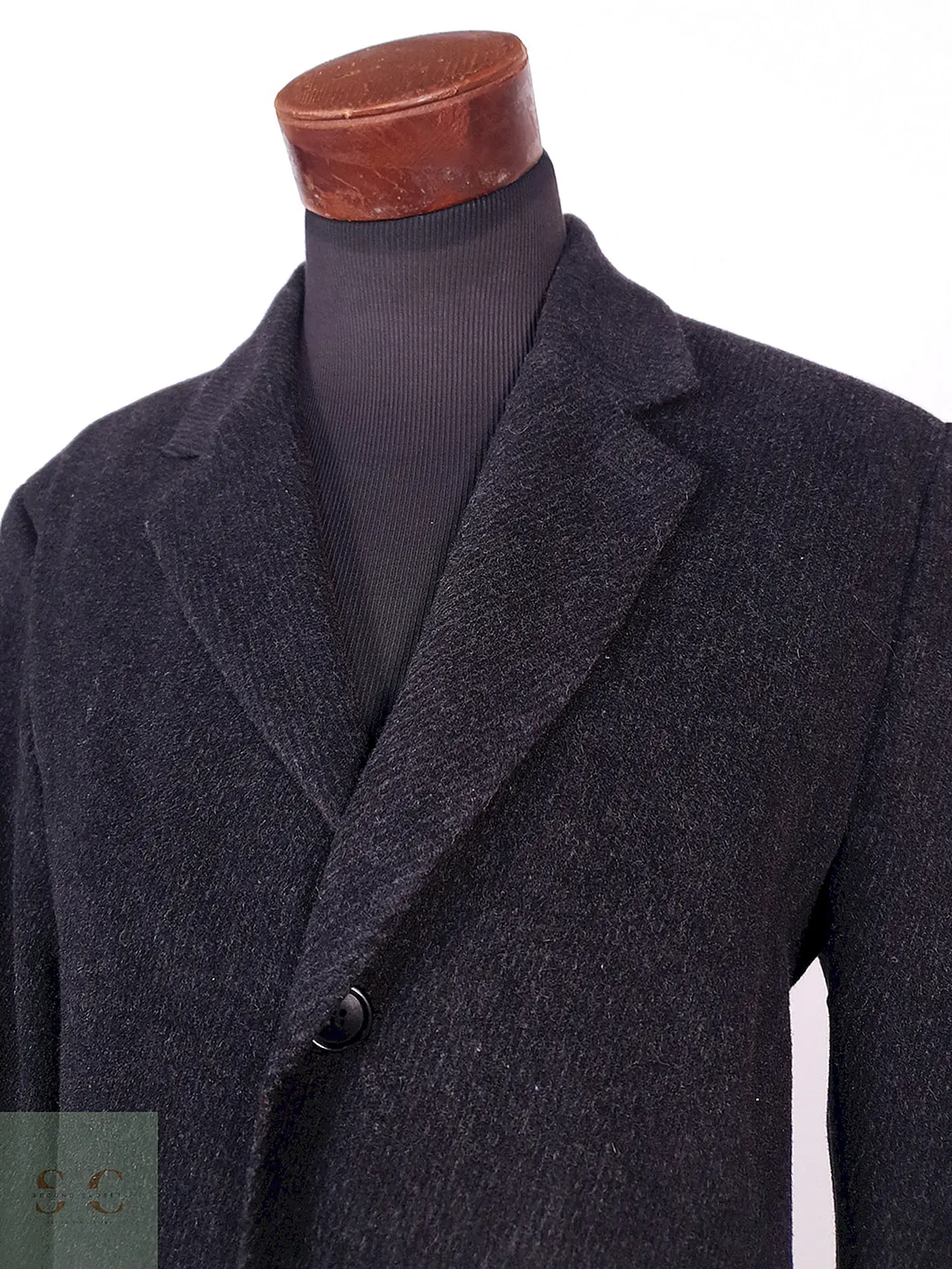 Abrigo Hathaway Platinum Plomo Lana Cashmere Talla L 5
