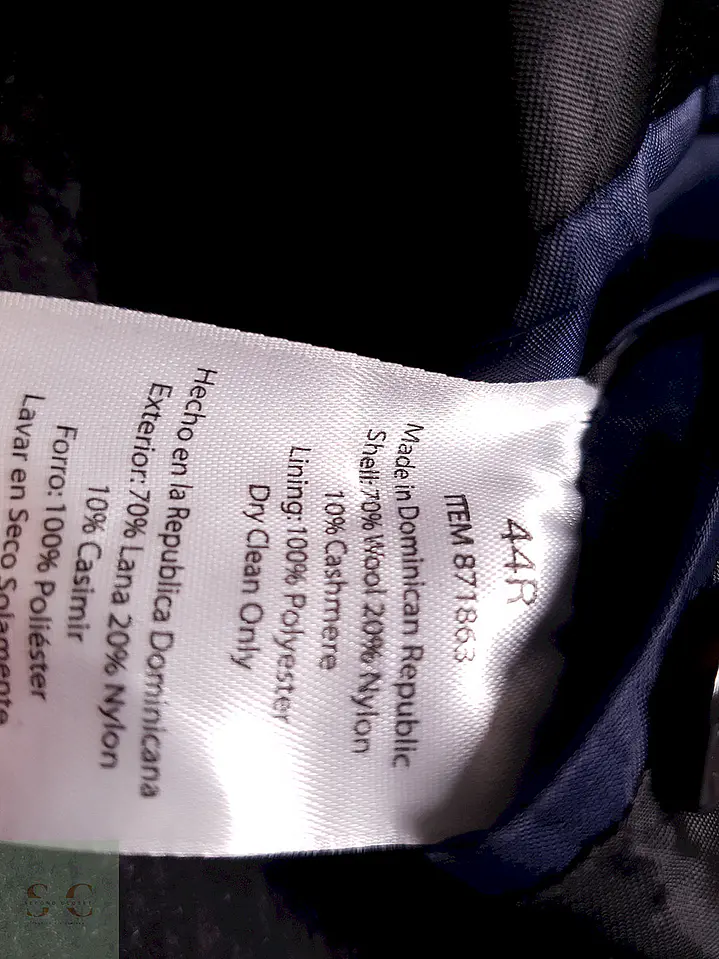 Abrigo Hathaway Platinum Plomo Lana Cashmere Talla L 12