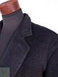 Abrigo Gianfranco Ruffini Largo Plomo Cashmere Lana Talla XL - Miniatura 10