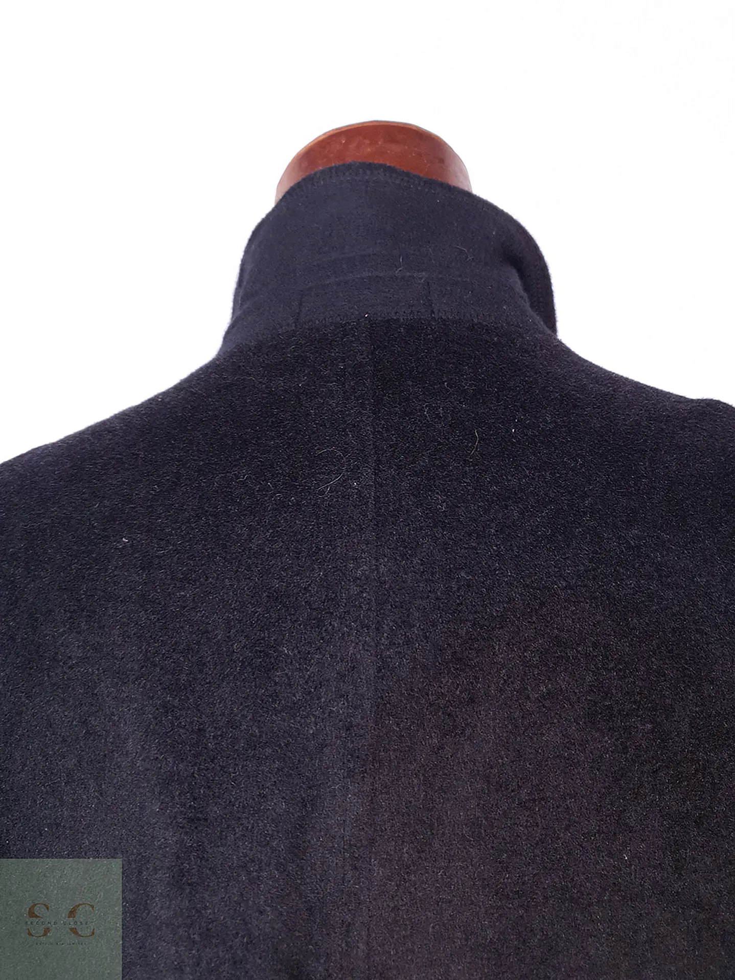 Abrigo Gianfranco Ruffini Largo Plomo Cashmere Lana Talla XL 19