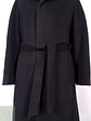 Abrigo Benard Holtzman Largo Plomo Lana Alpaca Talla L - Miniatura 3