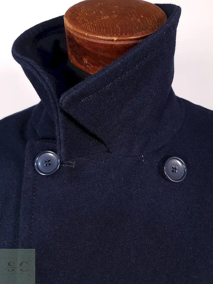 Abrigo Marinero Merona Azul 60% Lana Talla XL 8