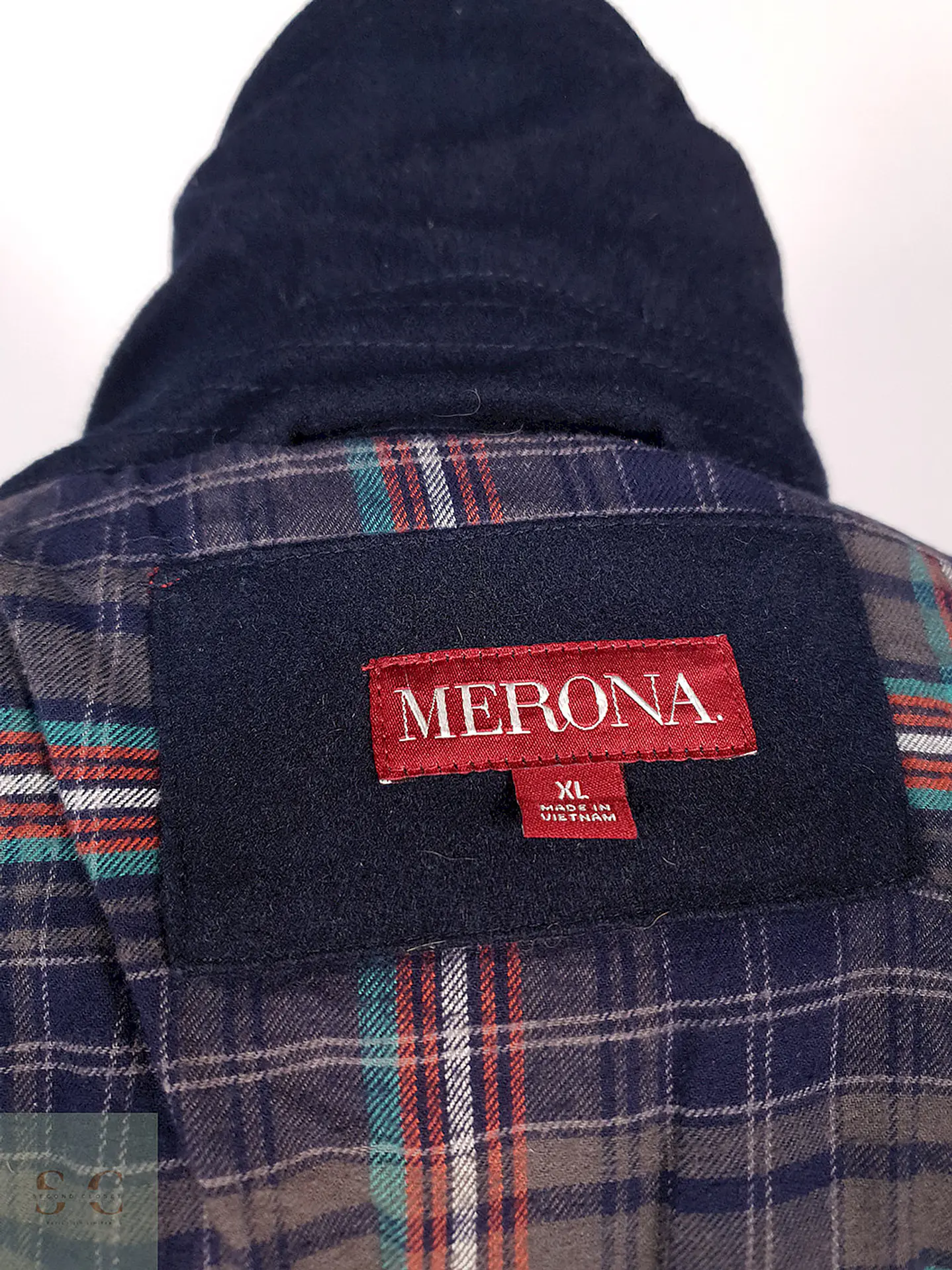 Abrigo Marinero Merona Azul 60% Lana Talla XL 13