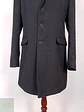 Abrigo Rissikio Plomo 50% Lana Italiano Talla M - Miniatura 2
