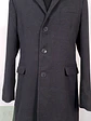 Abrigo Rissikio Plomo 50% Lana Italiano Talla M - Miniatura 3