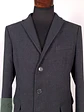 Abrigo Rissikio Plomo 50% Lana Italiano Talla M - Miniatura 4