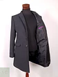 Abrigo Rissikio Plomo 50% Lana Italiano Talla M - Miniatura 7