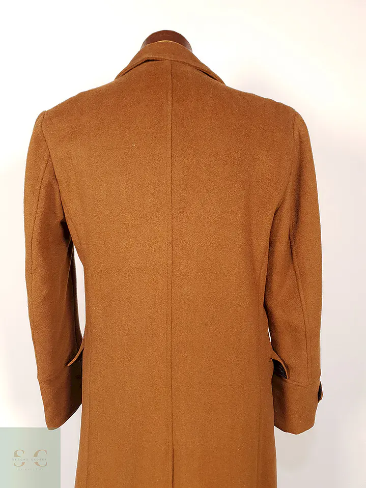 Abrigo Camel Japonés 80% Lana Talla SM 18
