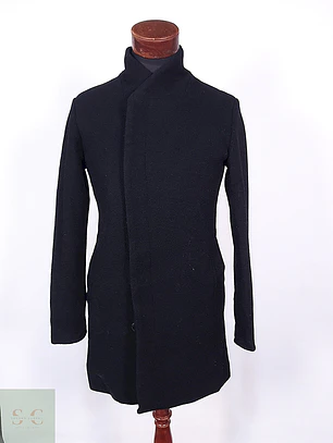 Abrigo Jack & Jones Negro Lana Talla XS/S
