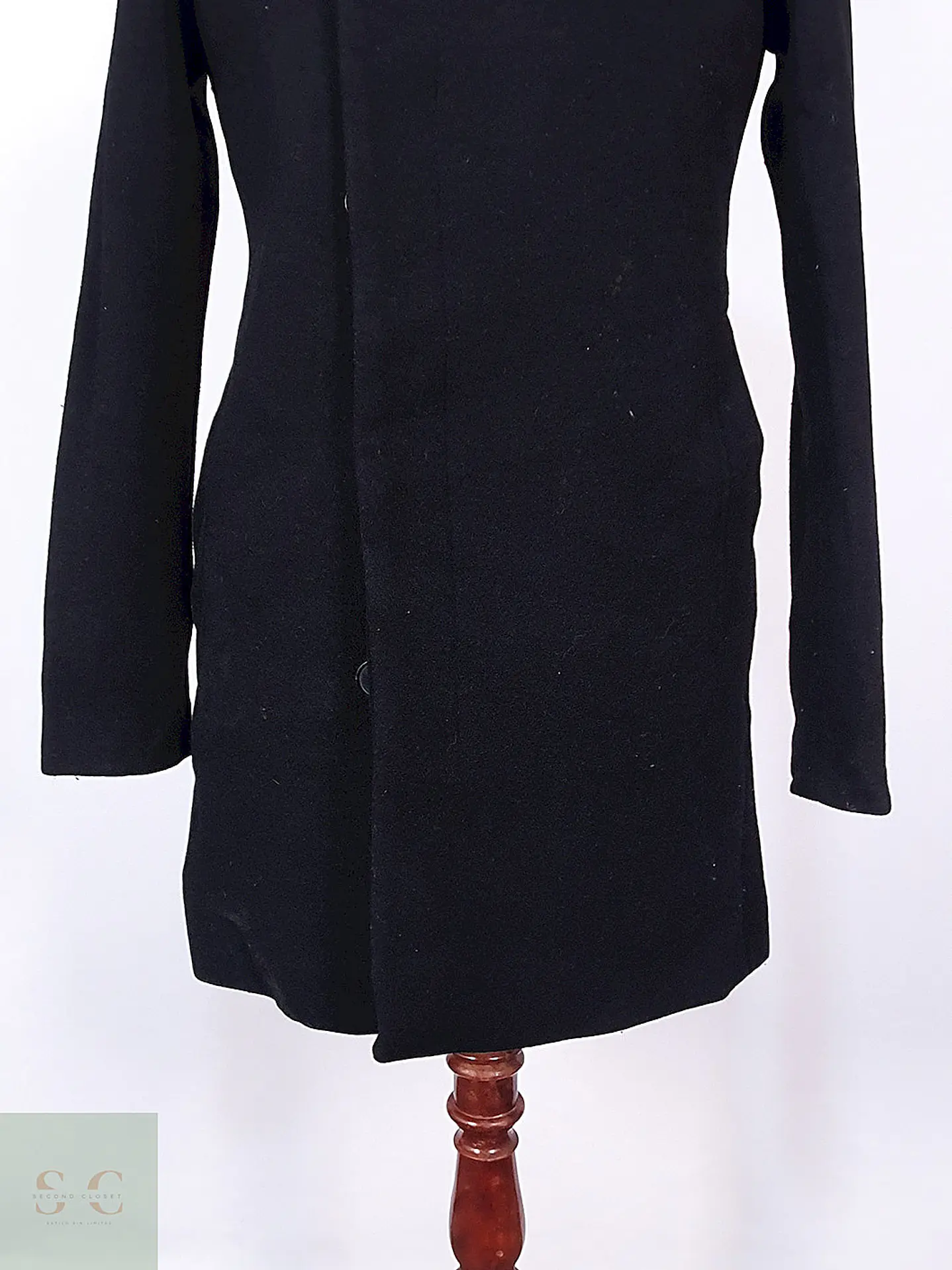 Abrigo Jack & Jones Negro 50% Lana Talla XS-S 4