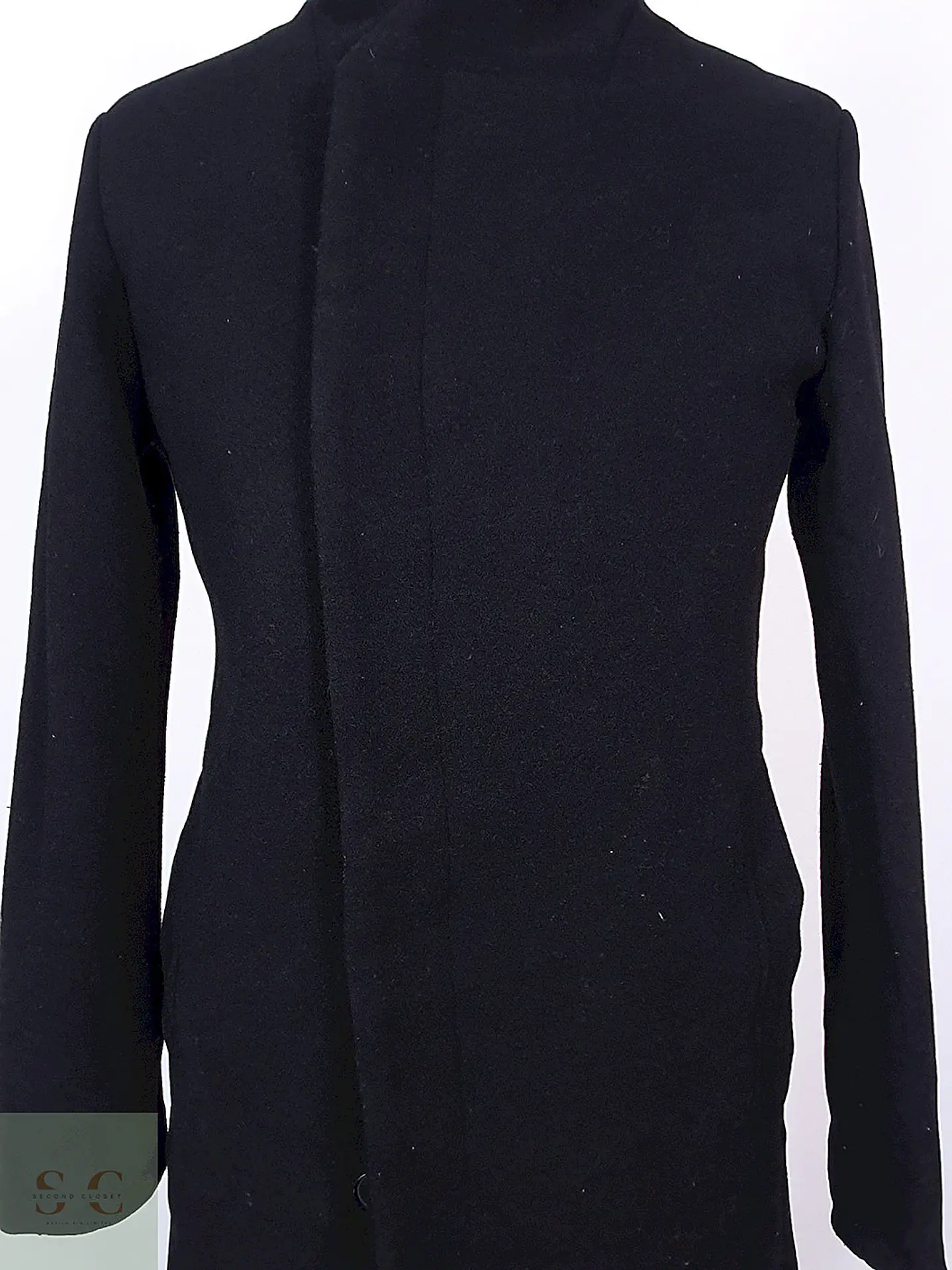 Abrigo Jack & Jones Negro 50% Lana Talla XS-S 5