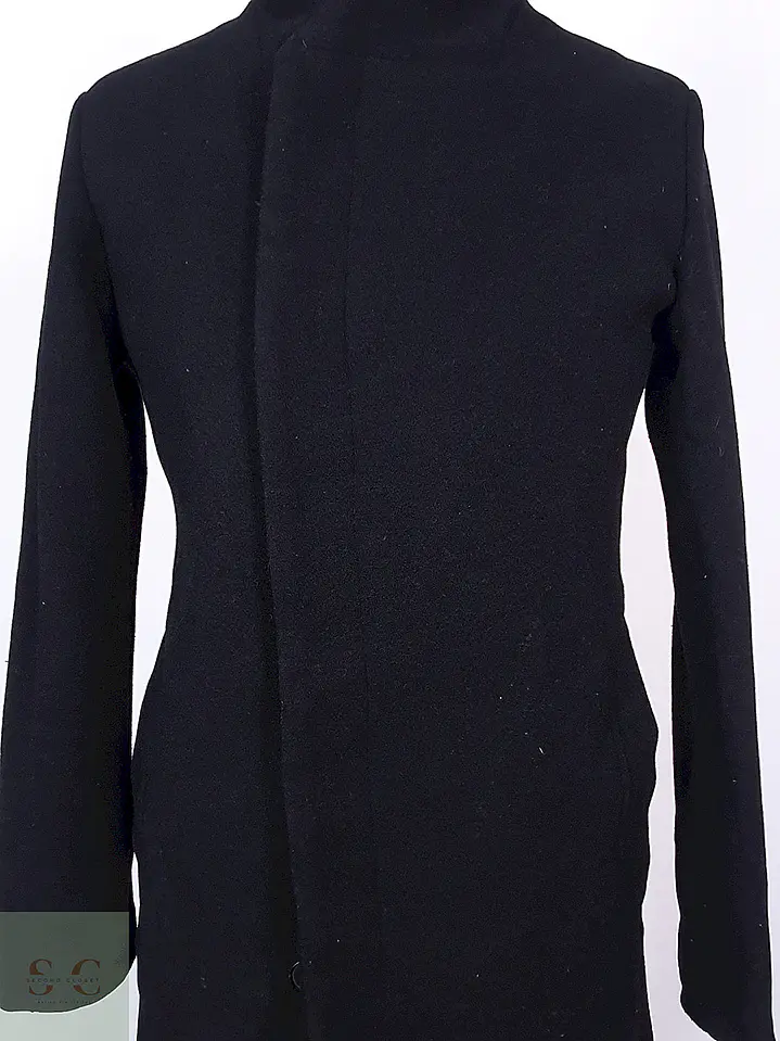 Abrigo Jack & Jones Negro 50% Lana Talla XS-S 5