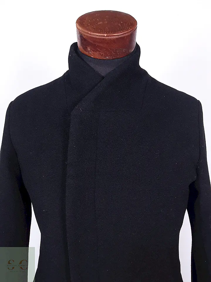 Abrigo Jack & Jones Negro 50% Lana Talla XS-S 6