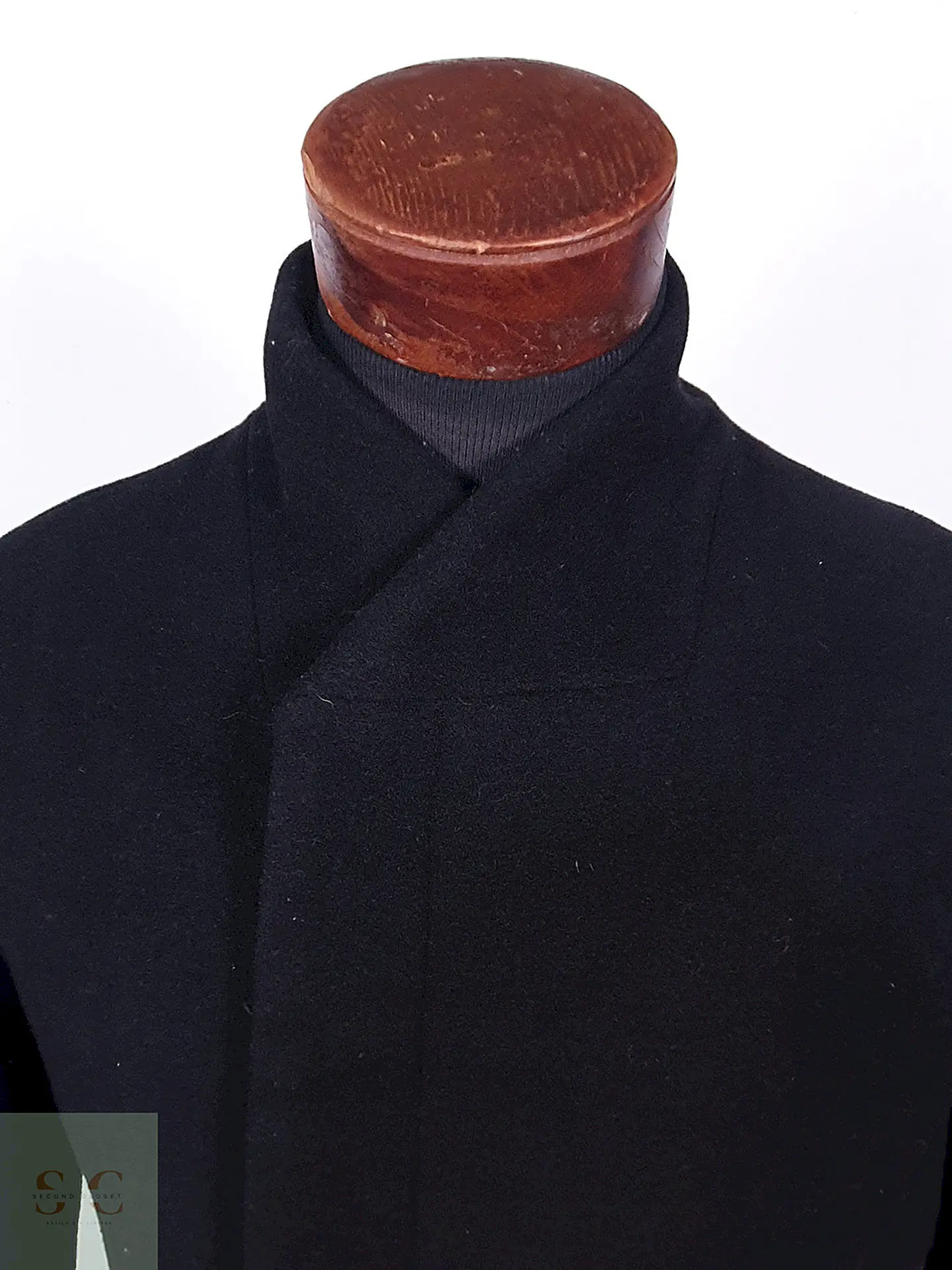 Abrigo Jack & Jones Negro 50% Lana Talla XS-S 9