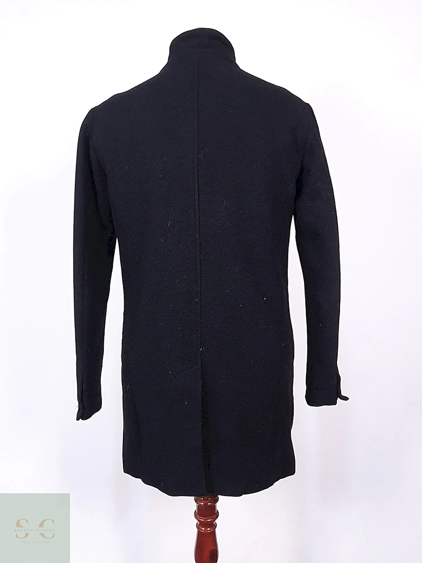 Abrigo Jack & Jones Negro 50% Lana Talla XS-S 15