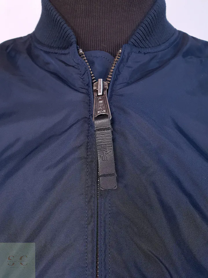 Chaqueta Azul Alpha Industries Talla M 8