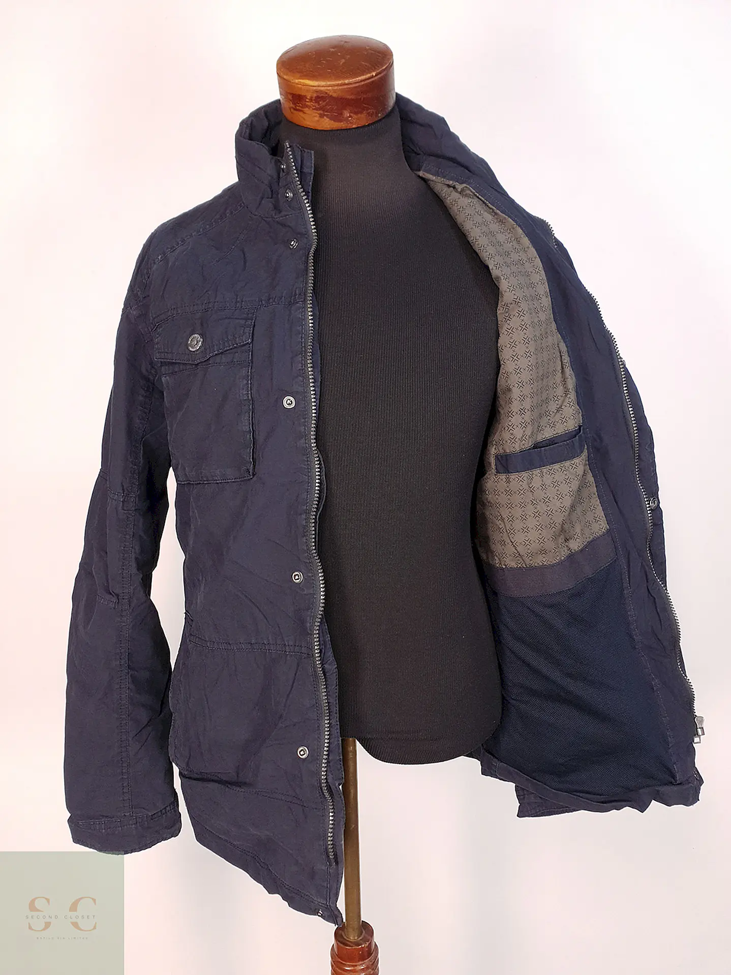 Chaqueta Azul Globe Trotter Talla LXL 5
