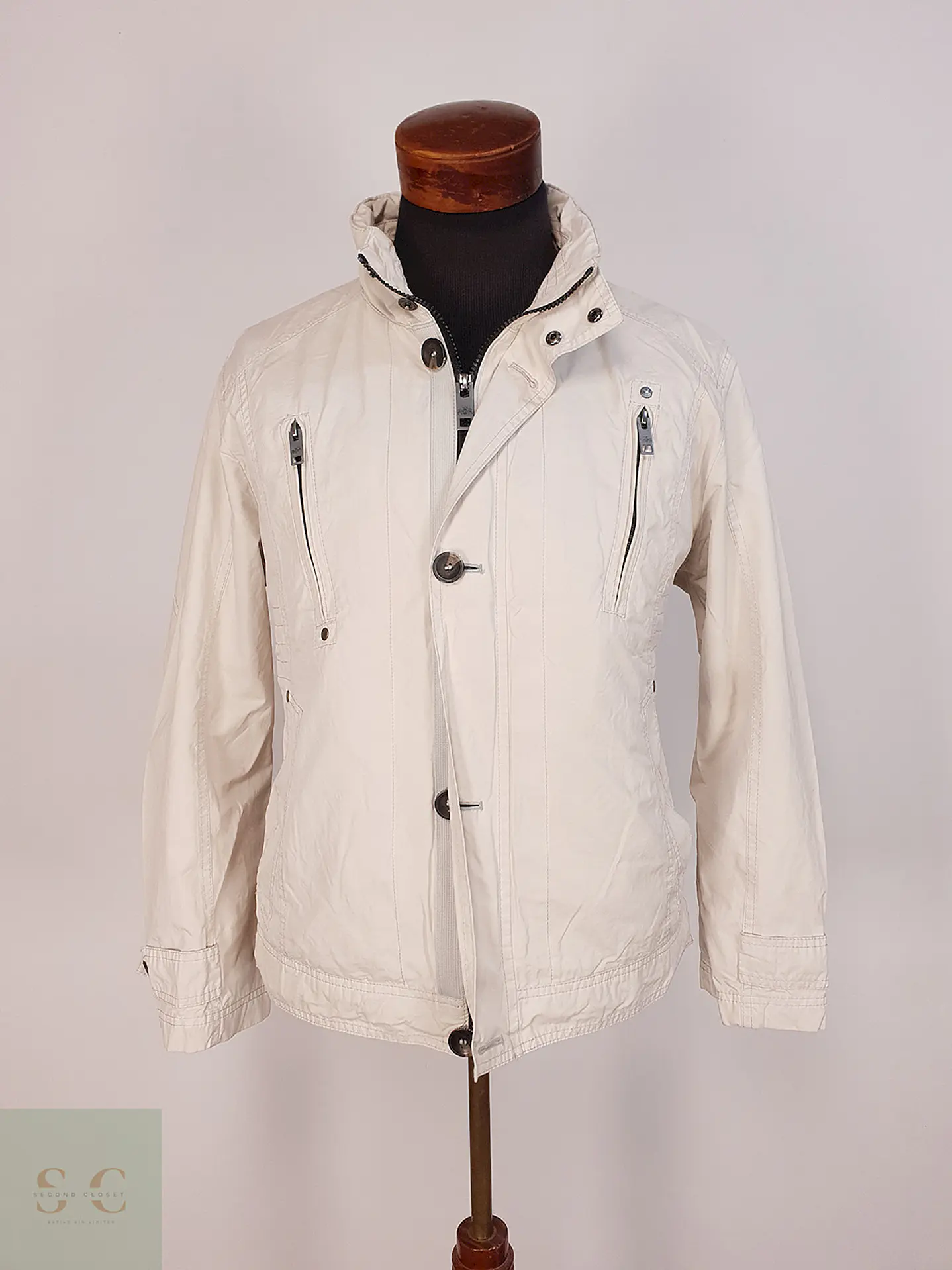 Chaqueta Vintage Walbusch Blanca Talla M 1