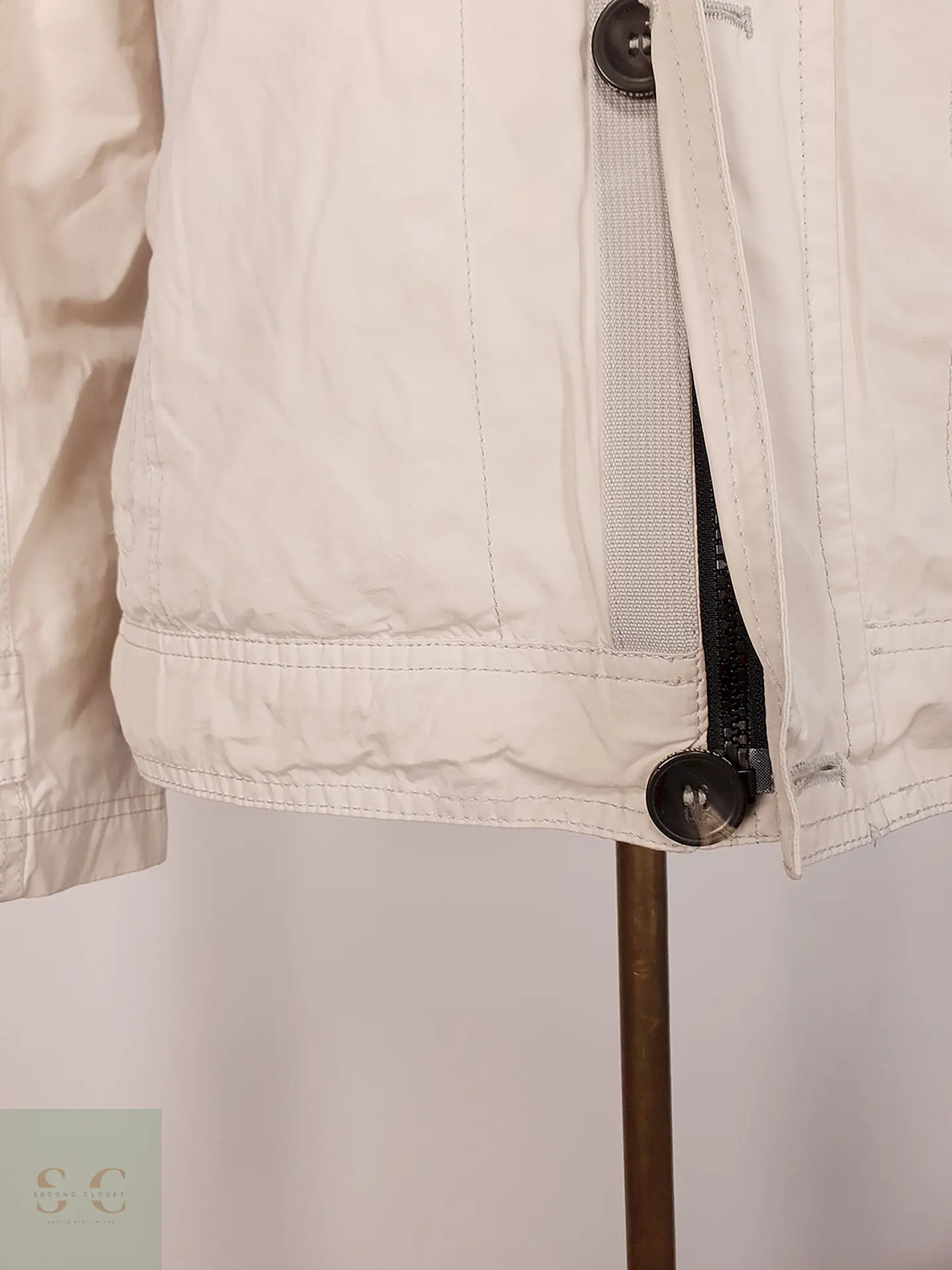 Chaqueta Vintage Walbusch Blanca Talla M 3