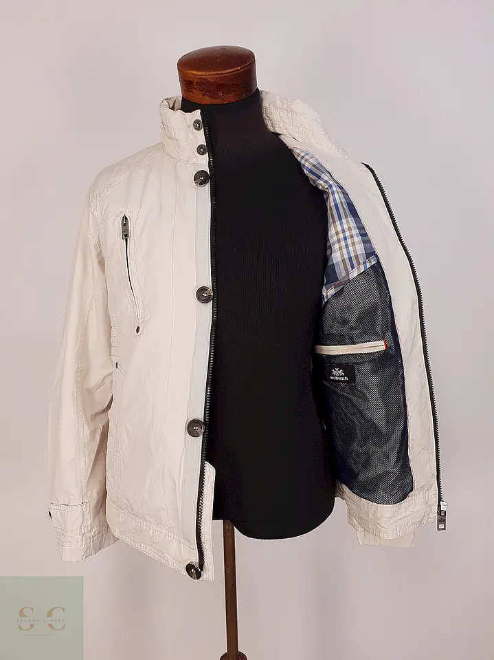 Chaqueta Vintage Walbusch Blanca Talla M 5