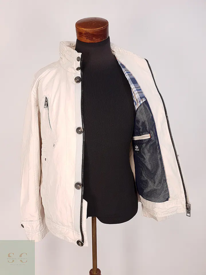 Chaqueta Vintage Walbusch Blanca Talla M 8