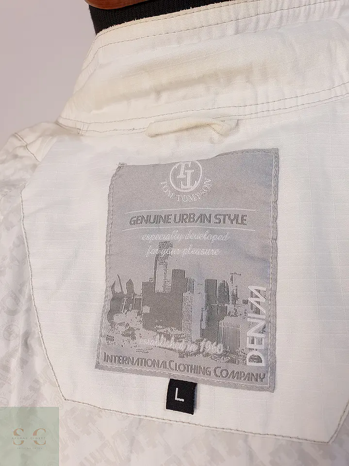 Chaqueta Denim Blanca Talla L 7
