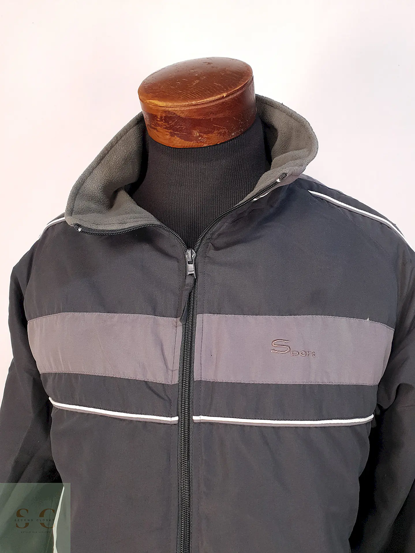 Chaqueta Deportiva Plomo Talla XL 2