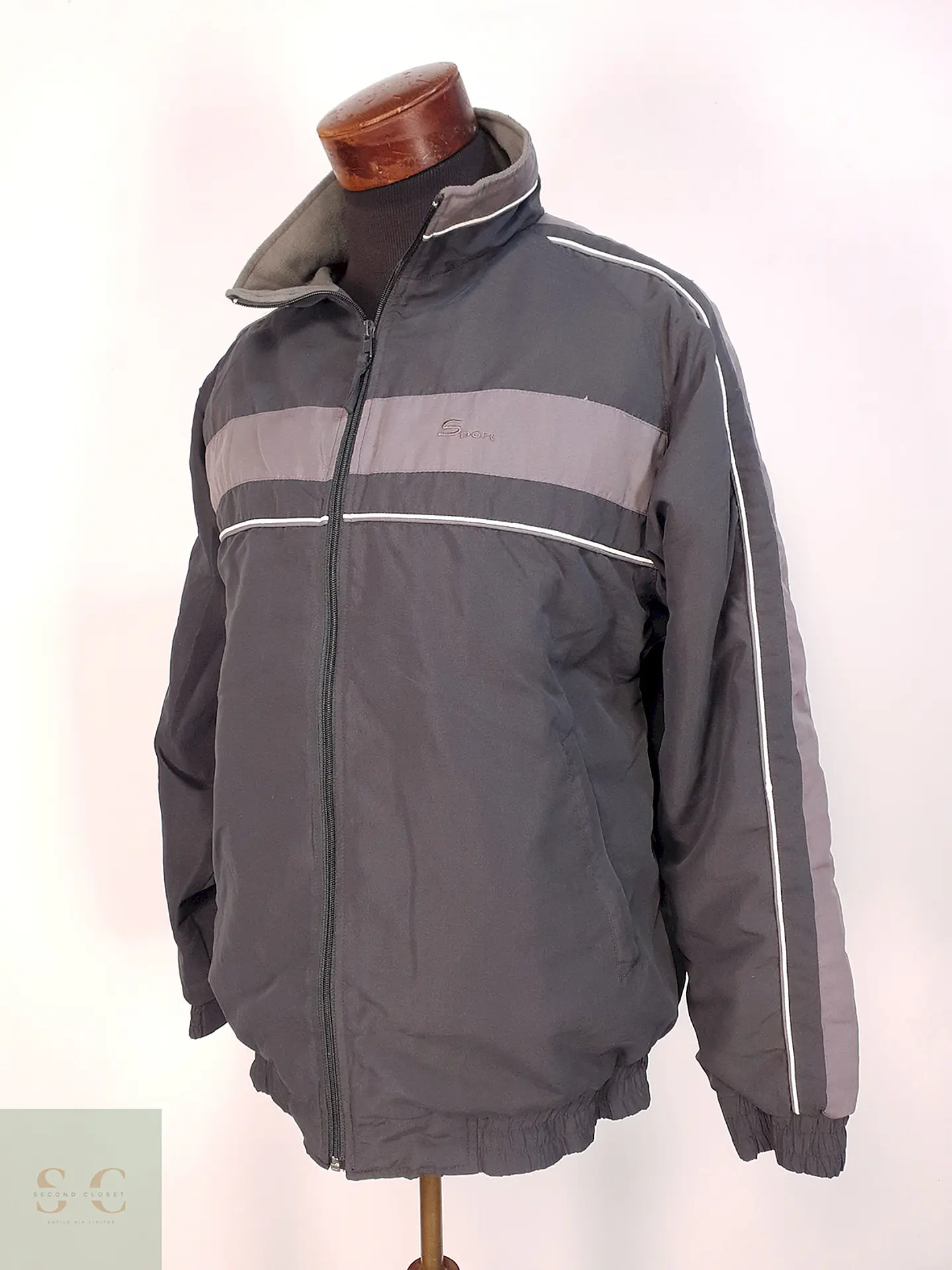 Chaqueta Deportiva Plomo Talla XL 3